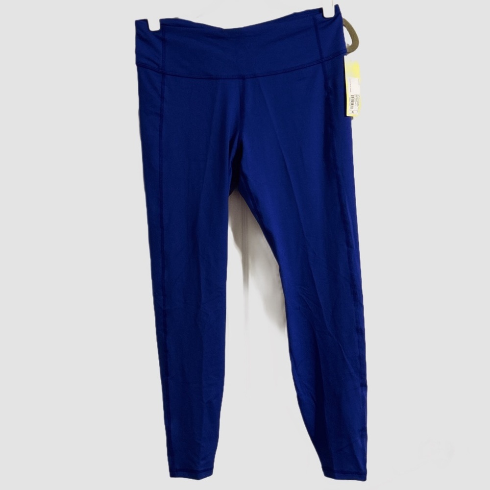 NWT! All in Motion Vibrant Blue Long Mid Rise Leggings Size XS and‎ XLarge